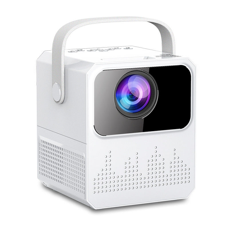 Praktischer Mini-LCD-Videoprojektor, leichter Full-HD-Projektor für zu Hause