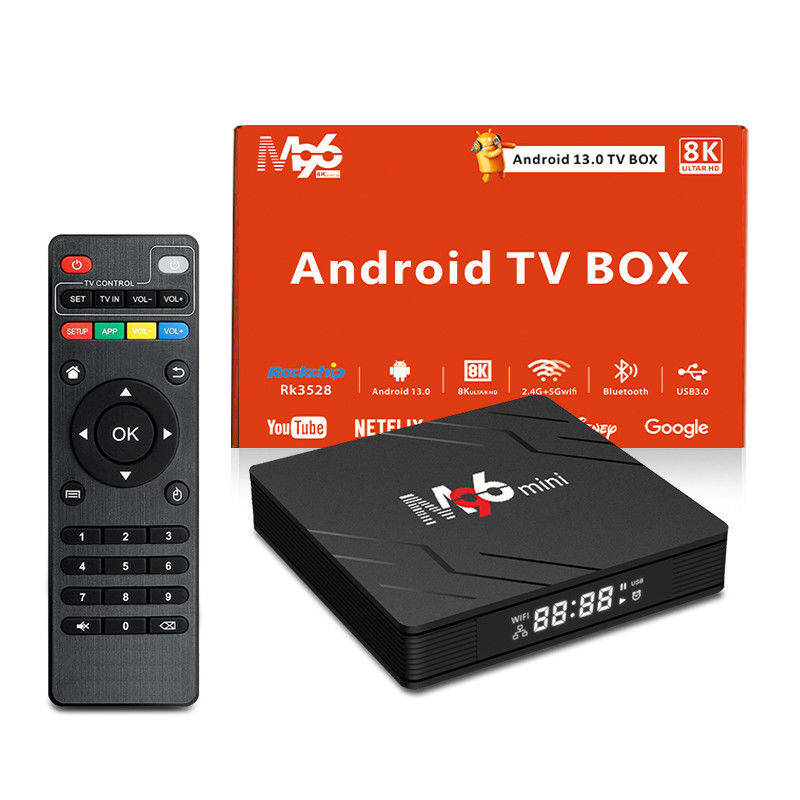HDMI 2.1 Smart Media Box Langlebige, tragbare Android TV Box für Smart TV