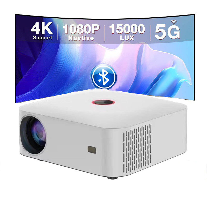 Langlebiger 200 W Portable Smart Projector 5,0 Zoll LCD-Display, leichter Heimkino-Miniprojektor