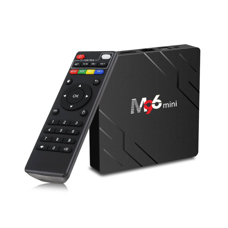 4K 75fps 10 Bit Smart TV Box M96 Mini mit H.265 Video Decoder 4GB DDR4 RAM