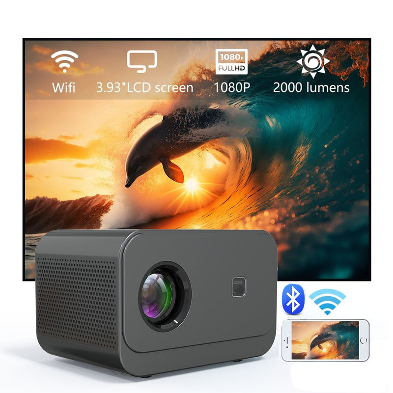 Multi-Funktion Electric Focus LED+LCD HDMI T300 Projektor für Heimkino