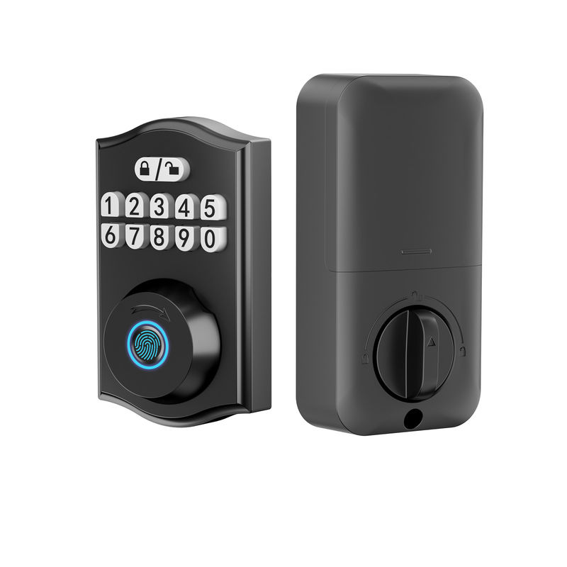 Smart Door Lock, Keyless Entry Door Lock, Fingerprint Door Lock Tastaturverschluss mit 2 Tasten, Smart Locks für die Haustür