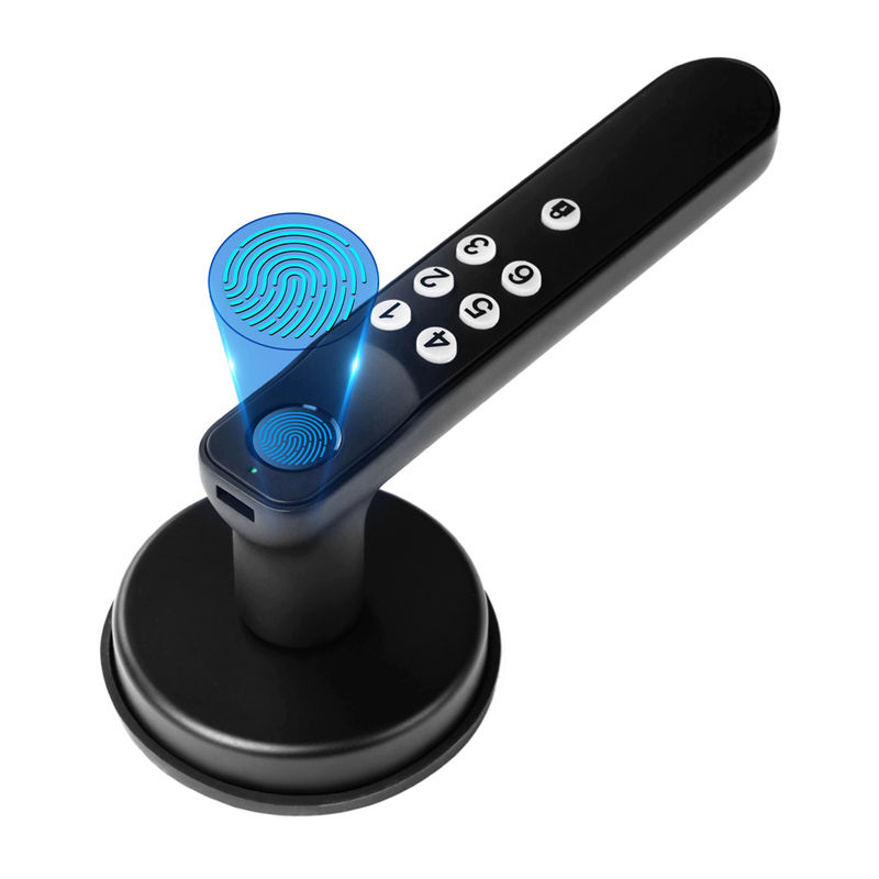 T01Fingerabdruck-Türverschluss, Schlüssellos-Eingangs-Türverschluss Biometrisches Türverschluss mit Silikon-Tastatur, für Home Office-Wohnung