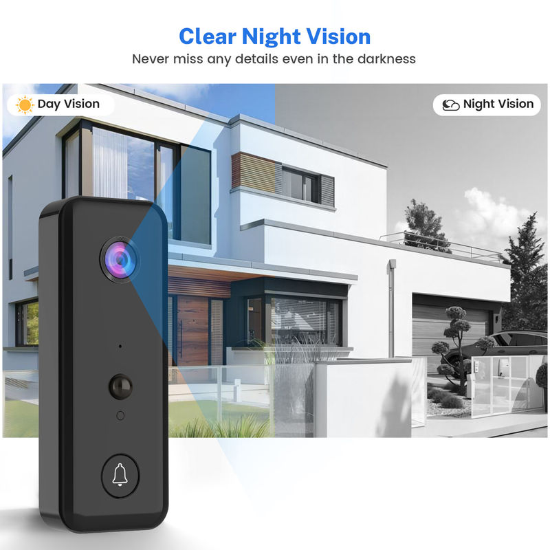 Smart Wifi Visual Doorbell H9 mit Fernbedienung für Mobiltelefone, drahtloses WLAN-Netzwerk, App-Unterstützung für Villa-Apartments
