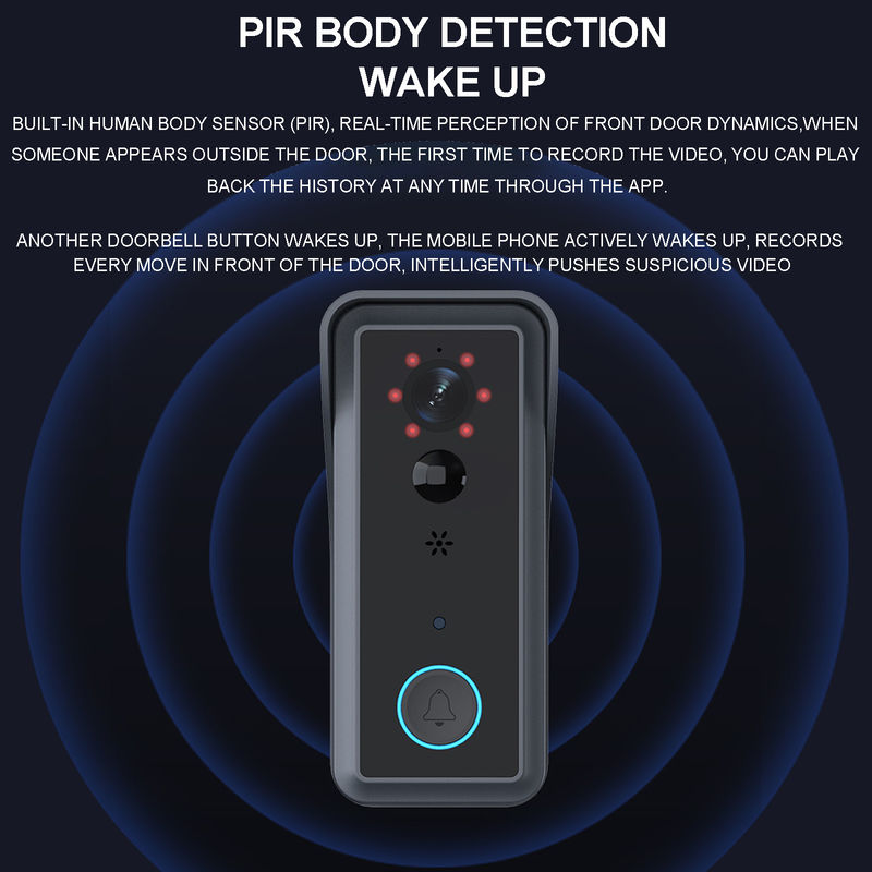 Home Security Wireless Ring Türglocke Video Smart WiFi Türglocke mit 1080P Kamera Intercom Wireless Türglocke