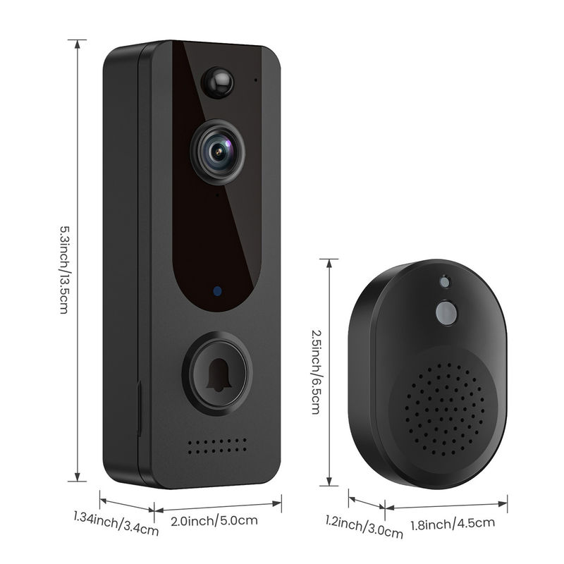 Smart Wireless Türglocke 720P Kamera Smart App Türglocke mit Smart Home Security Ring Türglocke für Zuhause