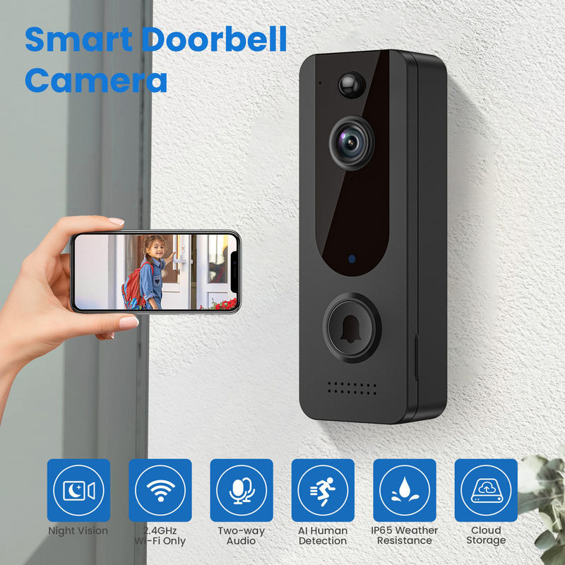 Smart Wireless Home Ring Tür Glocke Kamera Türglocke mit Kamera Außenunterstützung APP