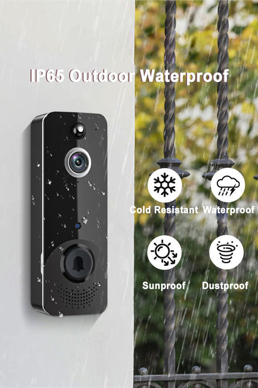 Langer Akkulaufzeit Wireless Intercom Ring Türglocke Wasserdicht 720P WIFI Fernbedienung Video Smart DoorBell Kamera