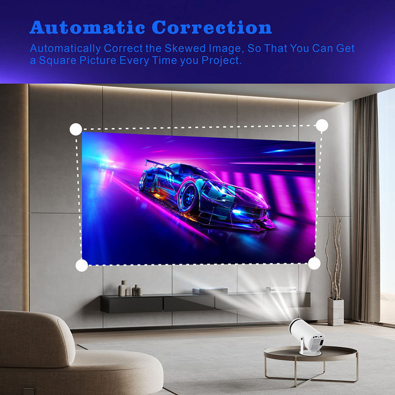 Mini-LED-Projektor HY300 Leichtgewicht mit 2,69 Zoll LCD-TFT-Display Unterstützung für mehrere Sprachen