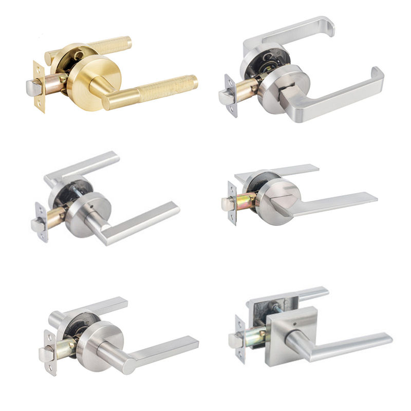 YZ01 Drei-Lever Kugelgriff Schloss Aluminiumlegierung Türschlösser Drei-Spalte Kunststoff Türschlösser Farbstahl Türschlösser Bad