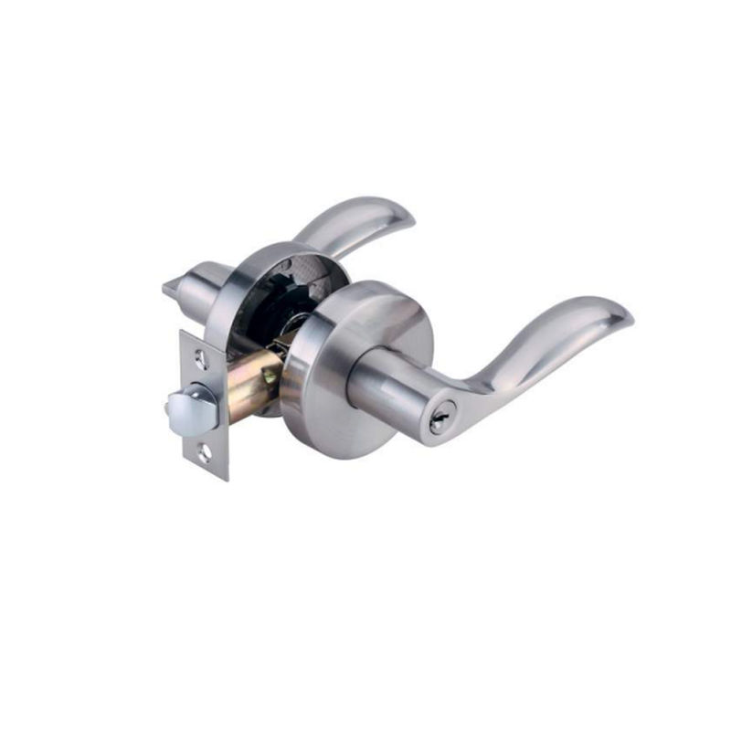 Metall Tür Hardware Zinklegierung Edelstahl Sicherheit Doppelzylinder Schlüssel Tubular Quadrat Zylinder Tür Hebelknopf